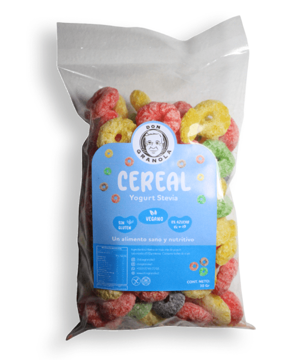 Mini Cereal Yogurt Stevia 30gr Don granola