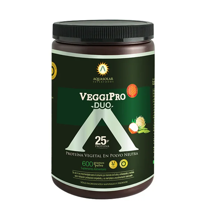 VeggiPro Duo 25g de Proteina 600g Aquasolar