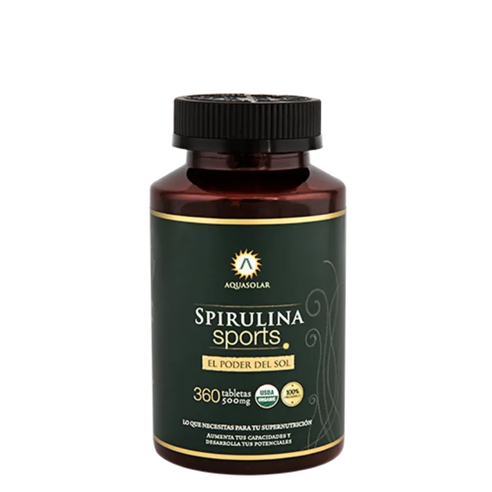 Spirulina Sports 360 Tabletas Orgánicas Aquasolar