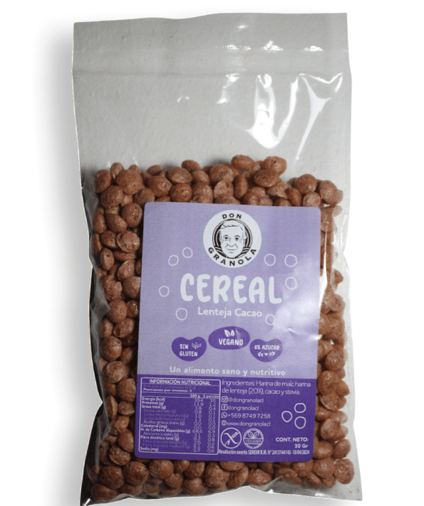 Mini Cereal Lenteja Cacao 30gr Don Granola