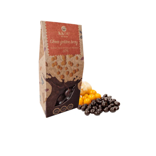 Golden Berry bañados en chocolate 60% Kkoh
