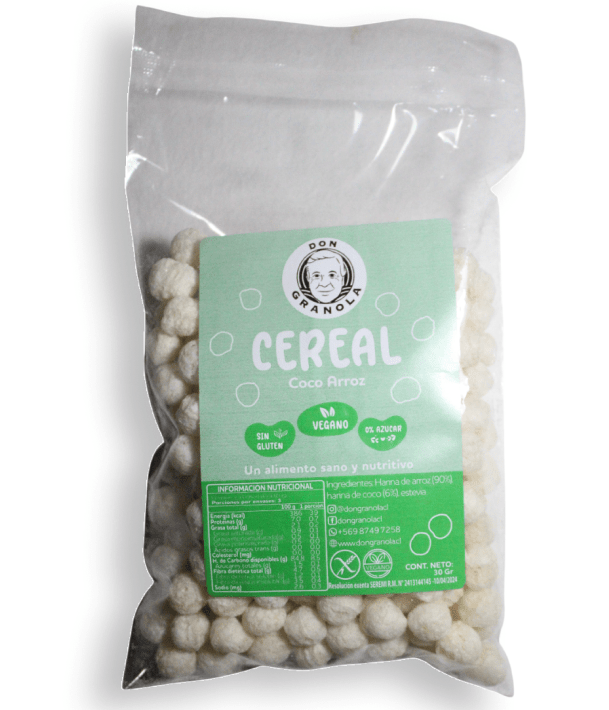 Mini Cereal Coco Arroz 30gr Don Granola