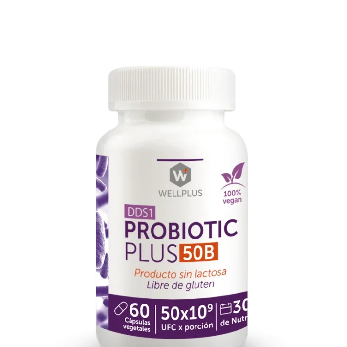Probiotic Plus 50B 60 cápsulas Wellplus