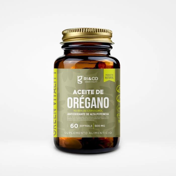 Aceite de orégano 60 cápsulas softgel RiandCo