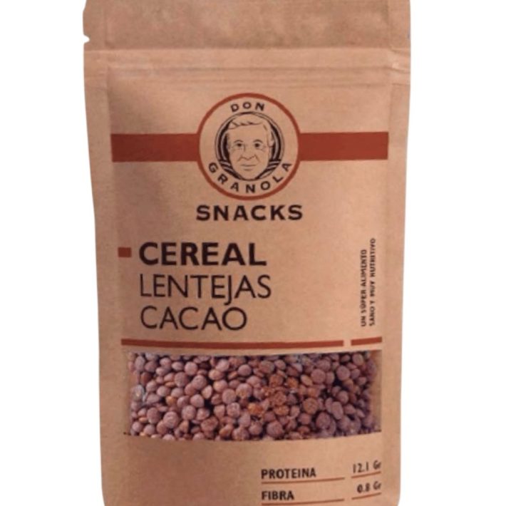 Cereal Lentejas Cacao 100gr Don granola