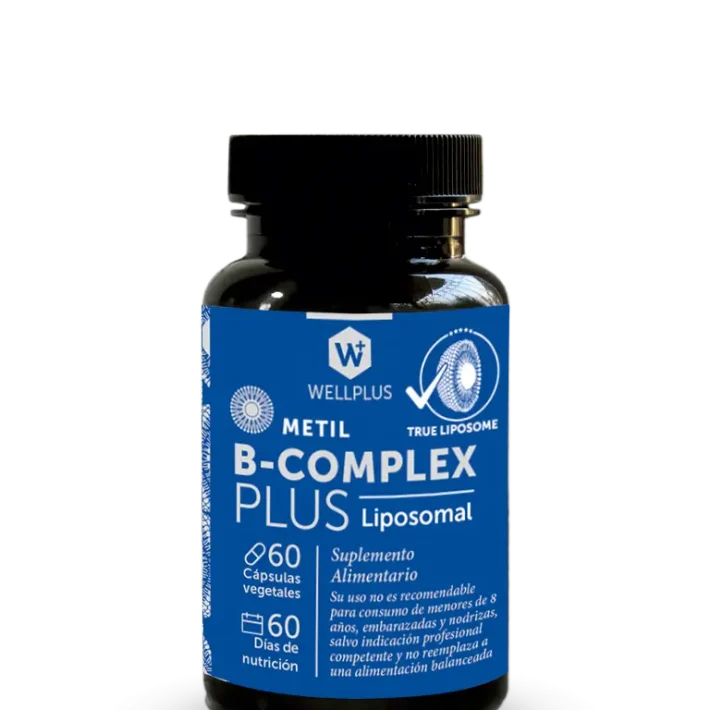 B-complex plus metil liposomal 60 cápsulas wellplus