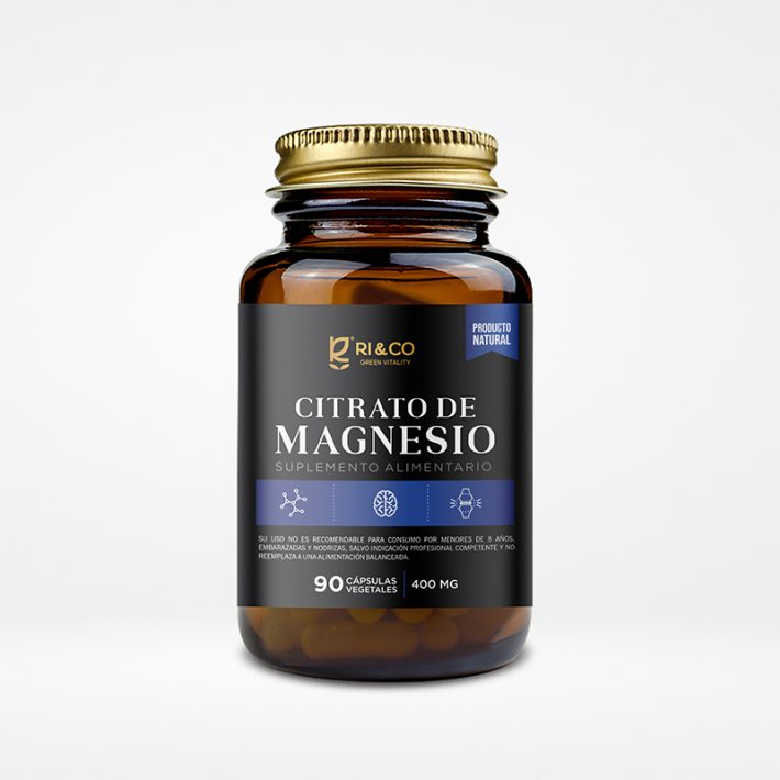 Citrato de magnesio 90 Cápsulas vegetales RiandCo