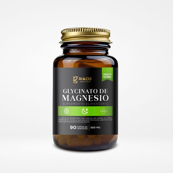 Glycinato de magnesio 90 cápsulas RiandCo