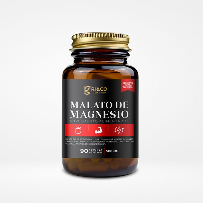 Malato de magnesio 90 cápsulas RiandCo