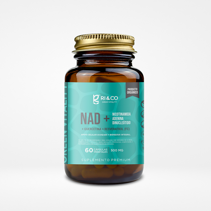 Nad+Quercetina+Transresveratrol 60 cápsulas RiandCo