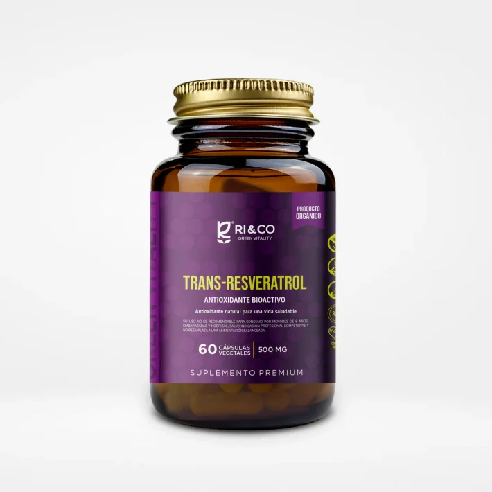 Trans-Resveratrol 60 cápsulas RiandCo