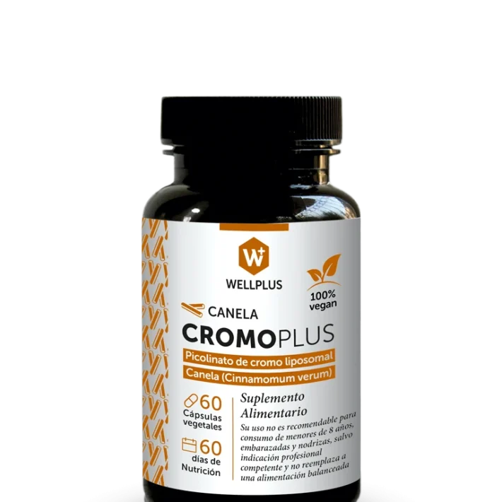 Canela Cromo Plus 60 cápsulas Wellplus