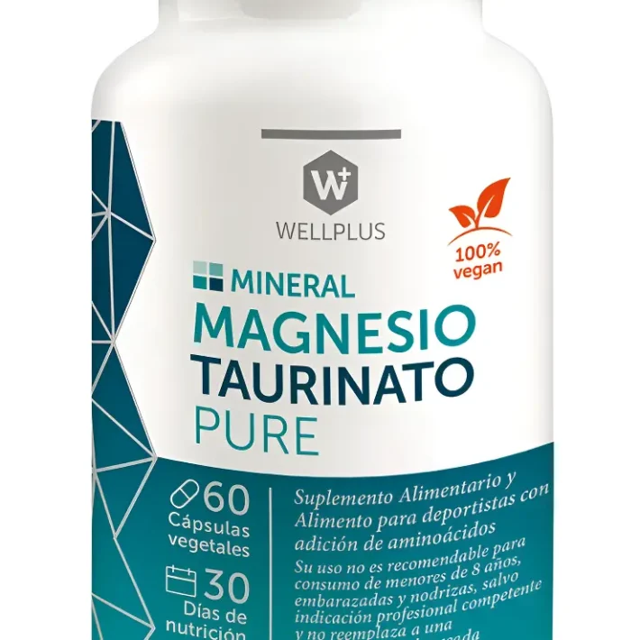 Magnesio Taurinato Pure Wellplus 60 Cápsulas