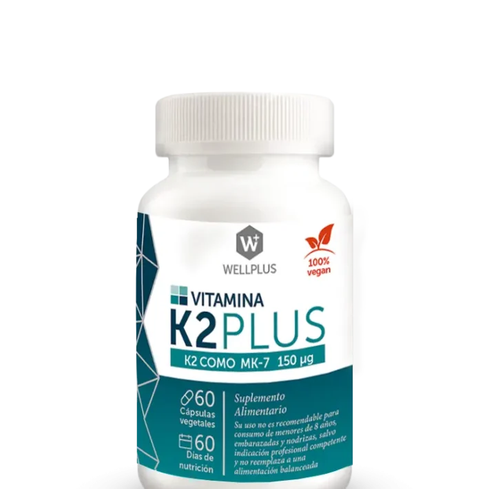 K2 Vitamina 60 cápsulas Wellplus