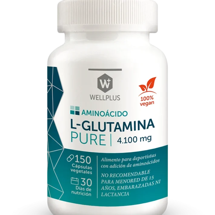 L-Glutamina Pure 150 cápsulas Wellplus