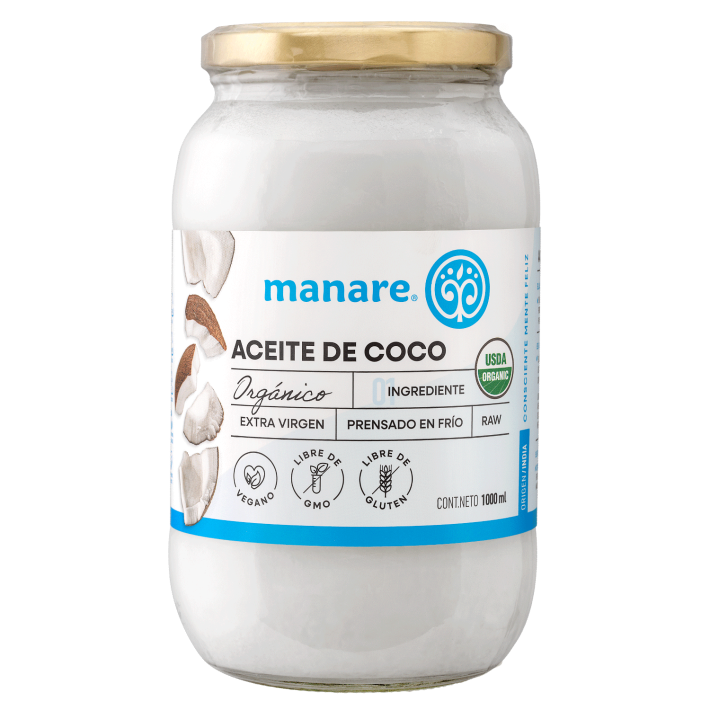 Aceite de coco orgánico 1 Litro Manare