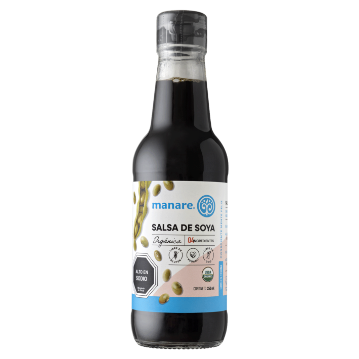 Salsa de soya orgánica 250 ml Manare