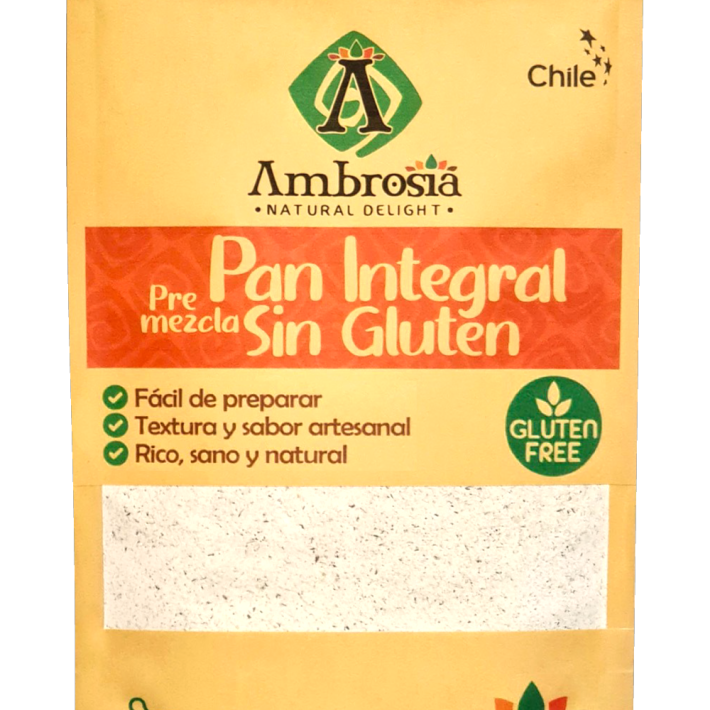 Premezcla Pan Integral sin Gluten 430g Ambrosia