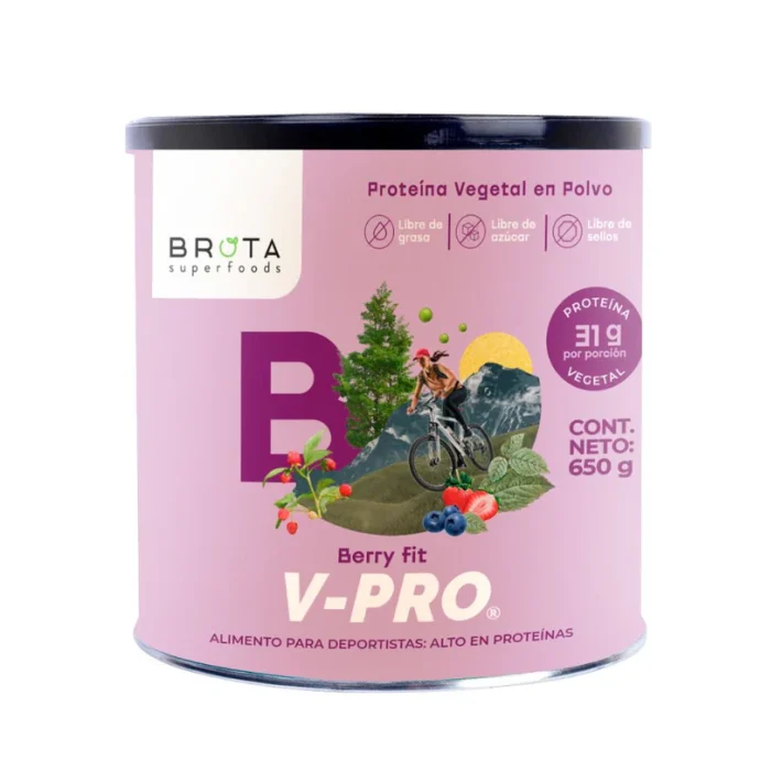 V-Pro Berry Fit Proteina Vegetal 650g Brota