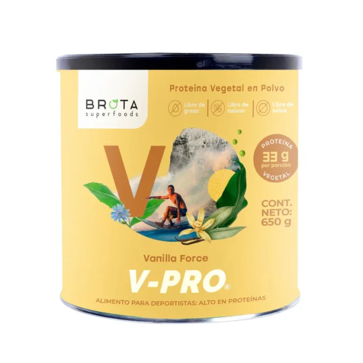 V-Pro Vainilla Proteina Vegetal 650g Brota