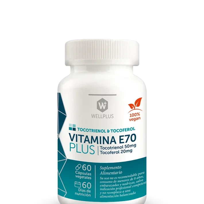 Vitamina E70 60 cápsulas Wellplus