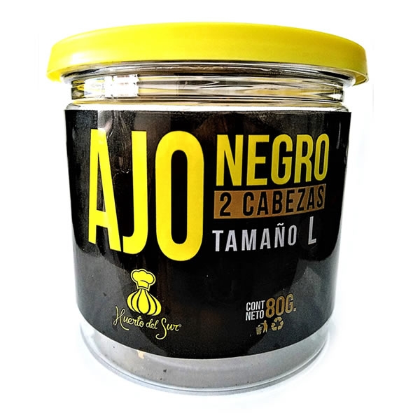 Ajo Negro 2 cabezas tamaño L Huerto del Sur