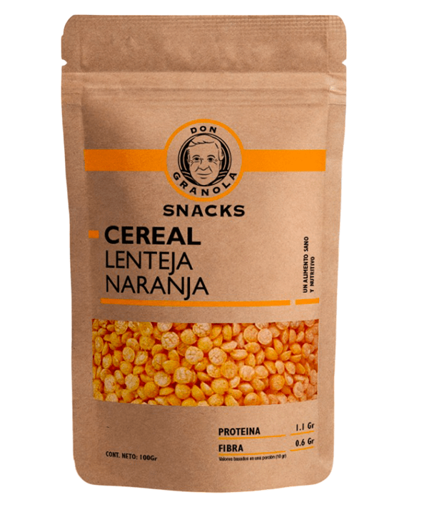 Cereal Lenteja Naranja 100gr Don Granola