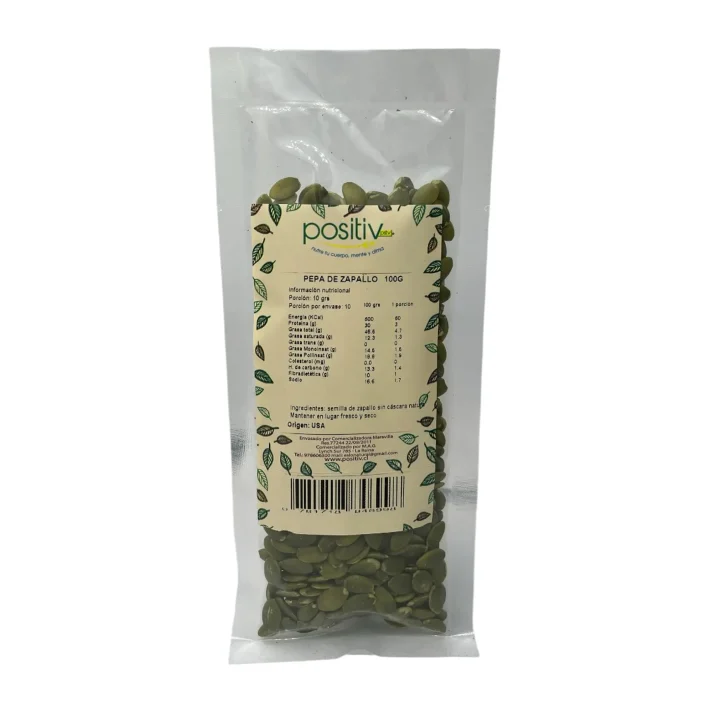 Pepa de Zapallo 100gr Positiv