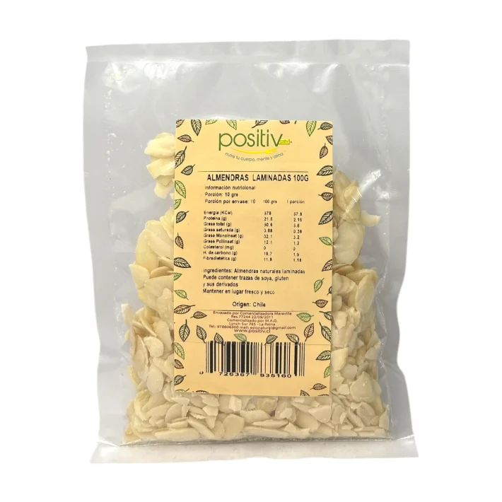 Almendras laminadas 100gr Positiv