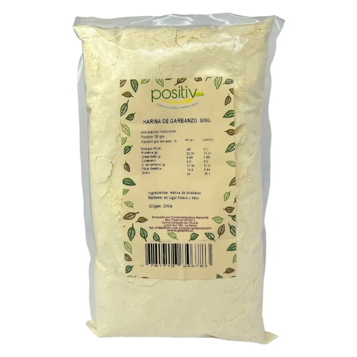 Harina de garbanzo 500gr Positiv