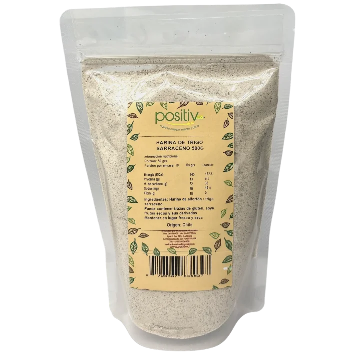 Harina de trigo sarraceno 500gr Positiv