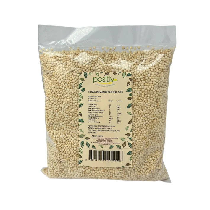 Pipoca de Quinoa natural 120gr Positiv