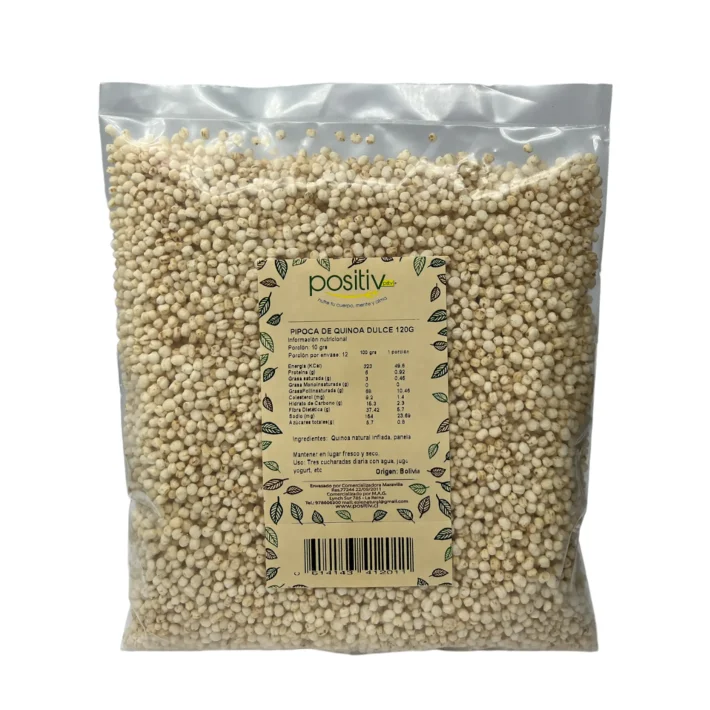 Pipoca de Quinoa dulce 120gr Positiv