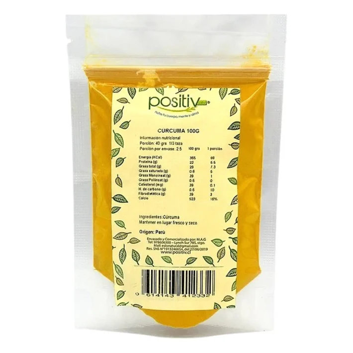 Cúrcuma en polvo 100gr Positiv