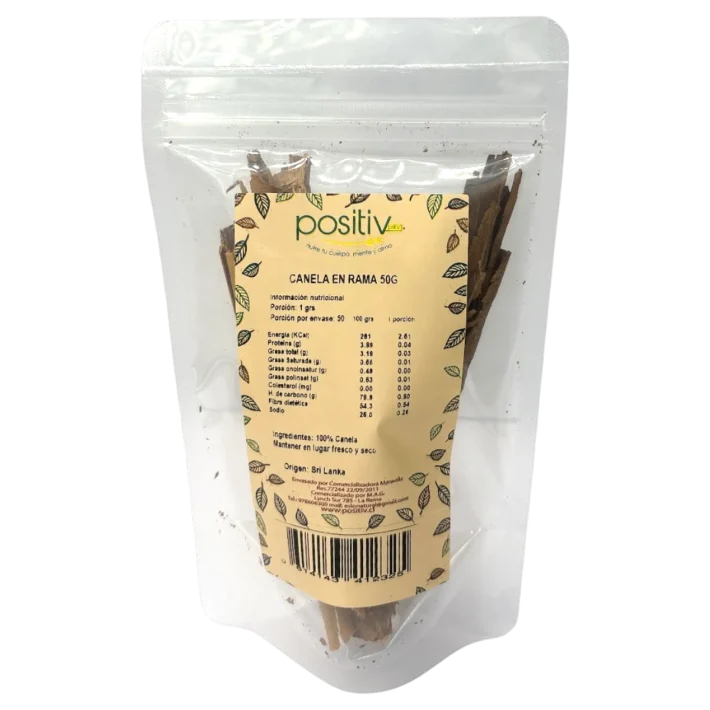 Canela en rama 50gr Positiv