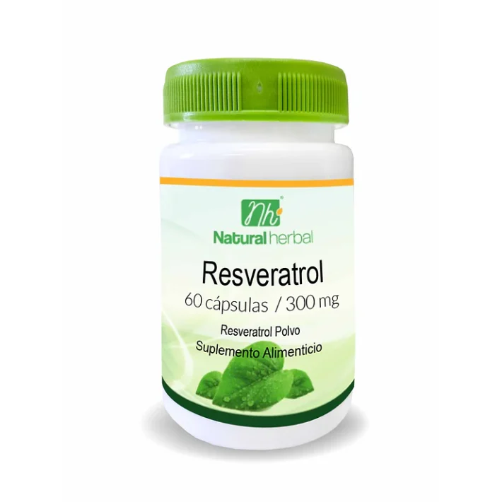Resveratrol 300 mg 60 cápsulas Natural Herbal