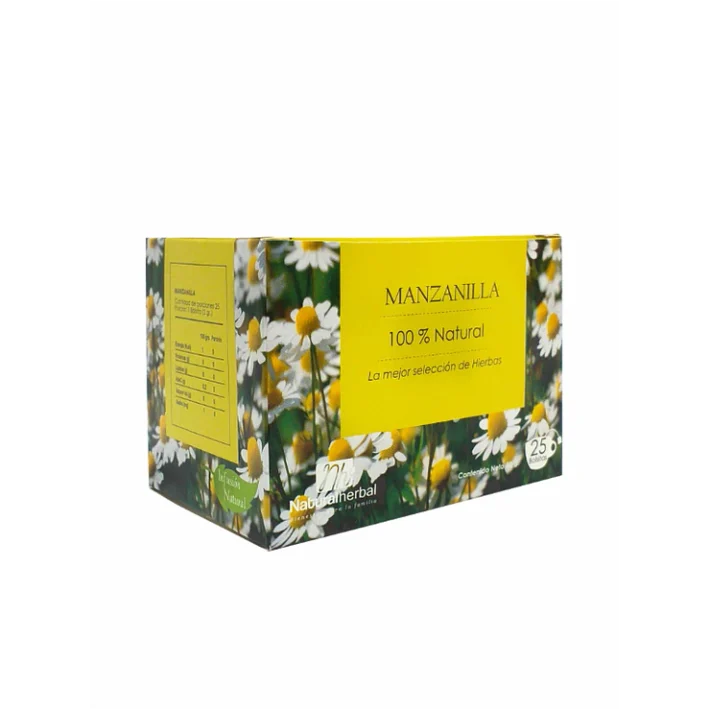 Manzanilla 100% Natural Herbal 25 bolsitas