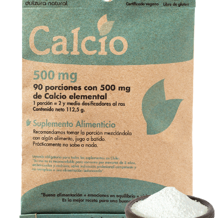 Calcio en polvo 500mg Dulzura Natural