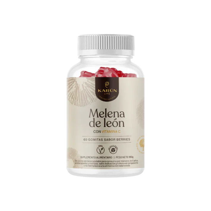 Melena de león con Vitamina C 60 gomitas Karun life