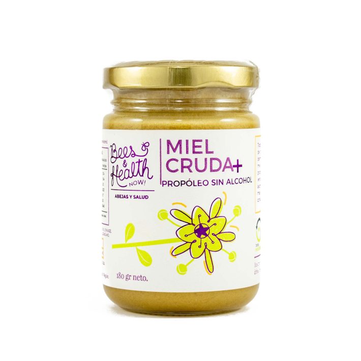 Miel Cruda+Propóleo sin Alcohol 180 gr Bees & Health