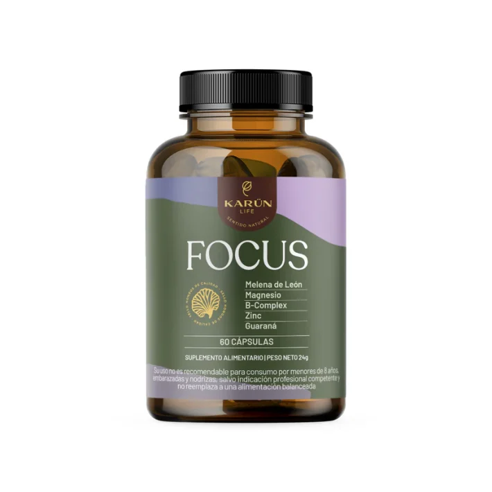 Focus Claridad Mental Y Cognitiva 60 Capsulas Karun Life