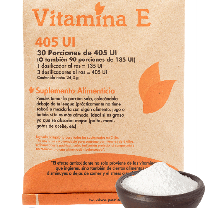 Vitamina E polvo 405UI Dulzura Natural