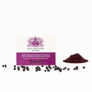 Maqui Polvo Premium Recarga Ecológica 35 gr Isla Natura