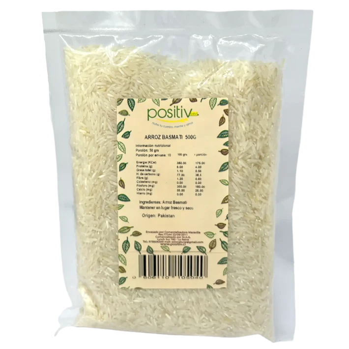 Arroz Basmati 500g Positiv