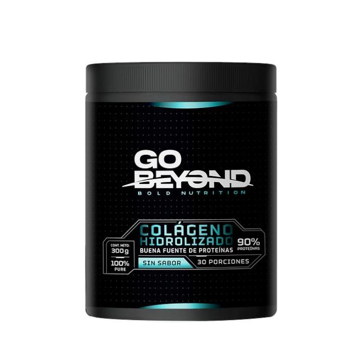 Colágeno Hidrolizado 100% pure sin sabor 300g Go Beyond Brota
