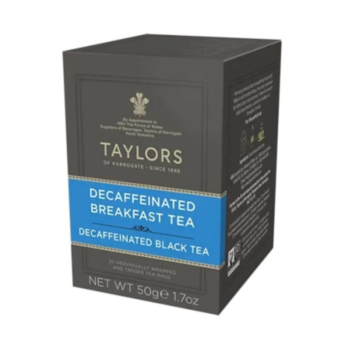 Decaffeinated Breakfast Tea Taylors 20 bolsitas