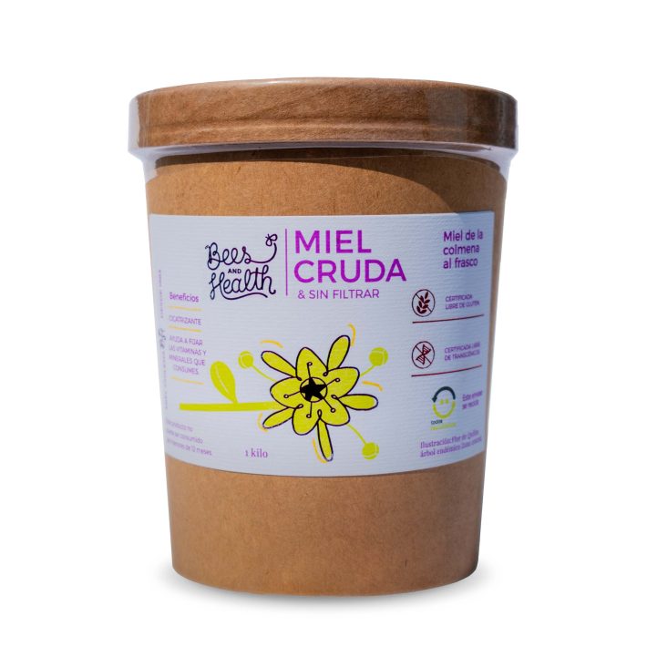 Miel Cruda sin Filtrar 1 kilo Bess & Health