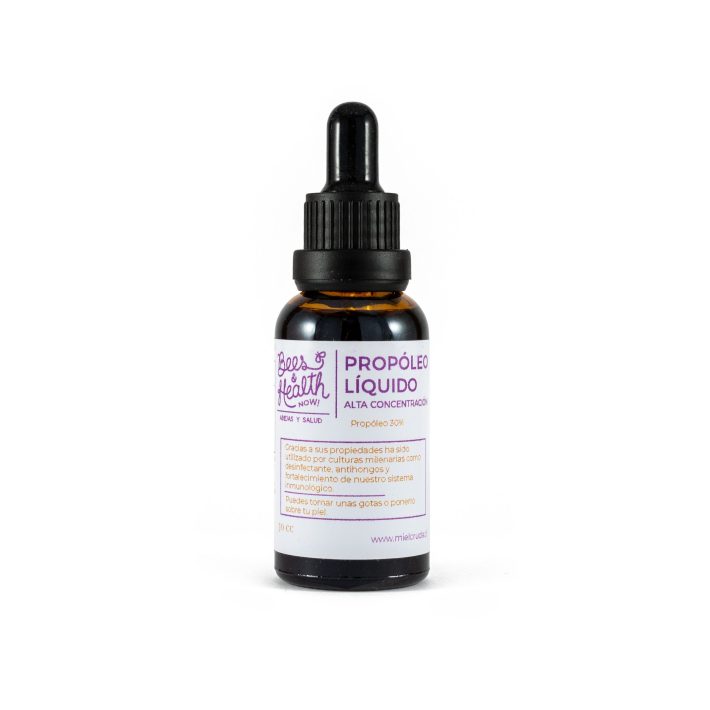 Propóleo Líquido 30cc alta concentración 30% Bees & Health