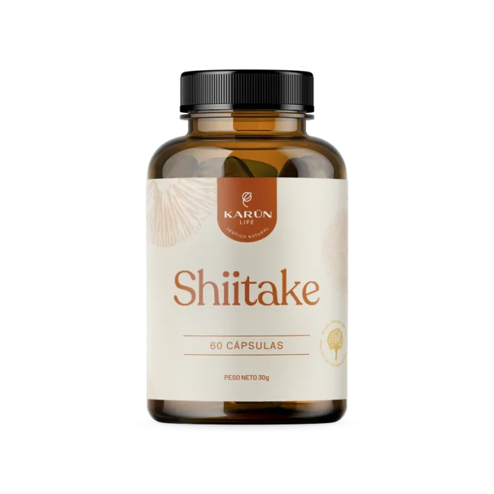 Shiitake 60 Cápsulas 500 Mg Karun Life