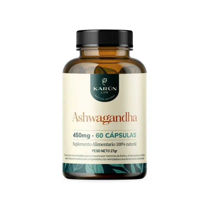 Ashwagandha 450mg 60 cápsulas Karun life